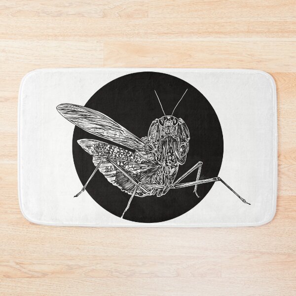 Item preview, Preying Mantis Illustration designed and sold by wiqwac.