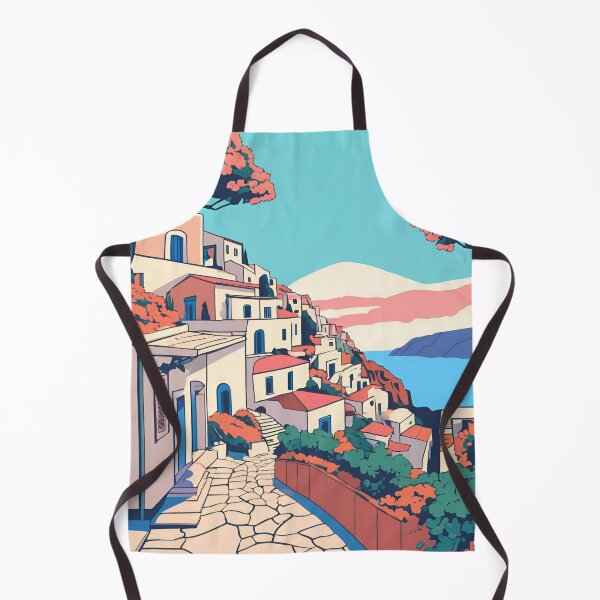 Item preview, Greek Village designed and sold by ColorArtByEric.