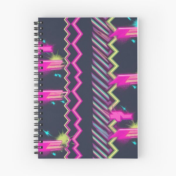 Item preview, Waves pattern on a dark background 90s arcade,Vintage Posters,vintage 90s designed and sold by Expressions-Sel.