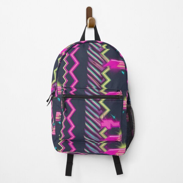 Item preview, Waves pattern on a dark background 90s arcade,Vintage Posters,vintage 90s designed and sold by Expressions-Sel.
