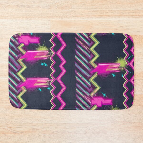 Item preview, Waves pattern on a dark background 90s arcade,Vintage Posters,vintage 90s designed and sold by Expressions-Sel.