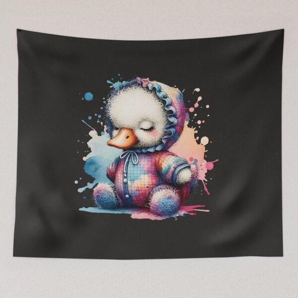 Item preview, Cute Duckling in Colorful Hoodie designed and sold by AwesomeBeyondLimits.