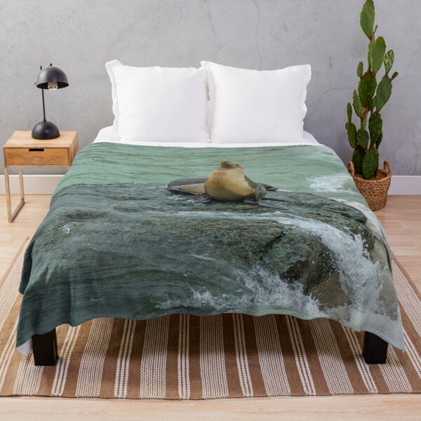 Item preview, Sea Lion Sits on Stone designed and sold by SafariByMarisa.