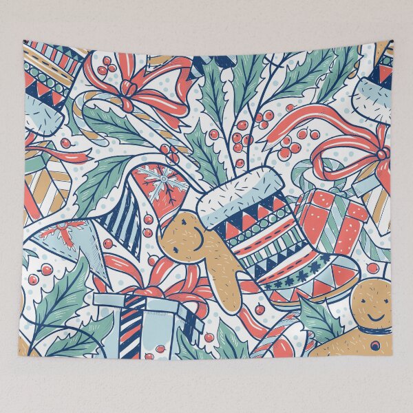 Item preview, Colorful Christmas motifs designed and sold by Oana Andreea Shop.