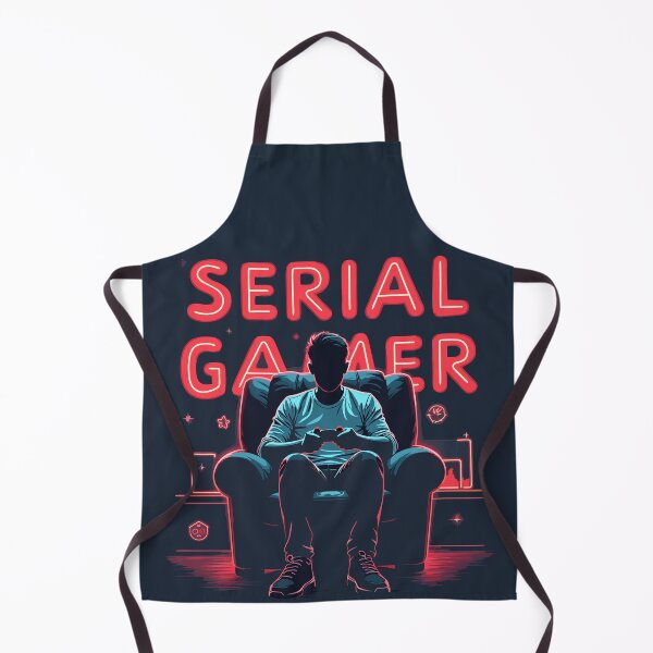Item preview, Serial Gamer – Perfect for Passionate Players designed and sold by pixelated_echoes.