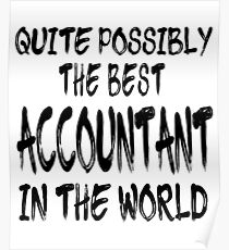Quite Possibly The Best Accountant In The World Poster