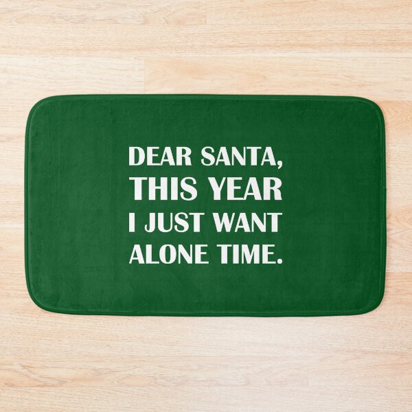 Item preview, Dear Santa, This Year I Just Want Alone Time: Greed Edition. / Introvert Joke Funny T-Shirt Label designed and sold by introvertvibes.