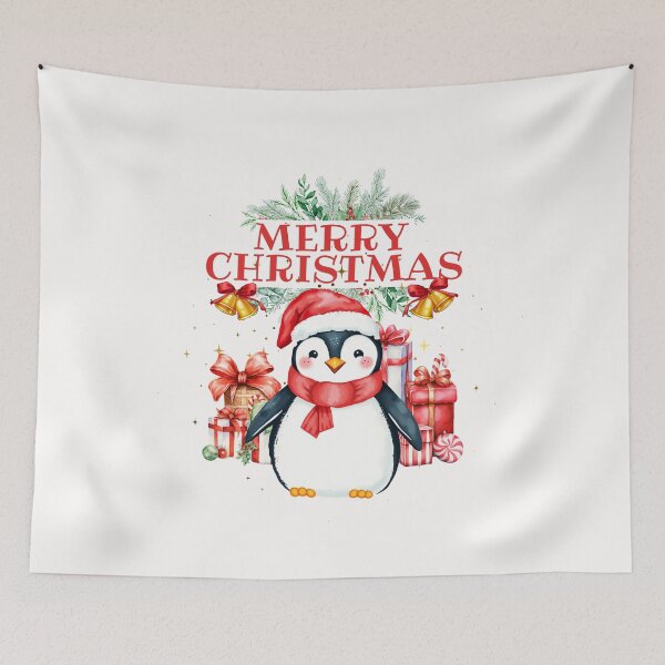 Item preview, Merry Christmas Penguin designed and sold by pUNKnown.