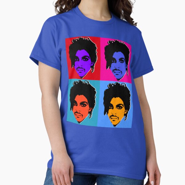 Item preview, Purple Pink Red Blue Famous Pop Art Rockstar Portrait Modern Art Prince  designed and sold by FFFFt.