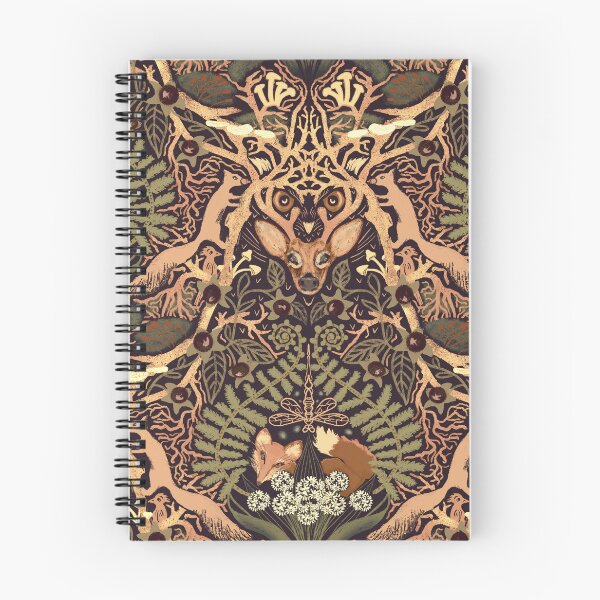 Item preview, Earthy Forest - Woodland Animals & Mushrooms designed and sold by bala-sabina.