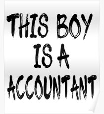 The Boy is a Accountant Poster