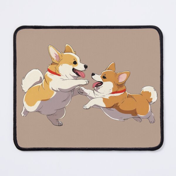 Item preview, Two playful corgis designed and sold by PawPurfect.