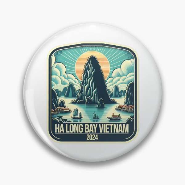 Item preview, Ha Long Bay travel memento 2024 designed and sold by LoveLabDesign.