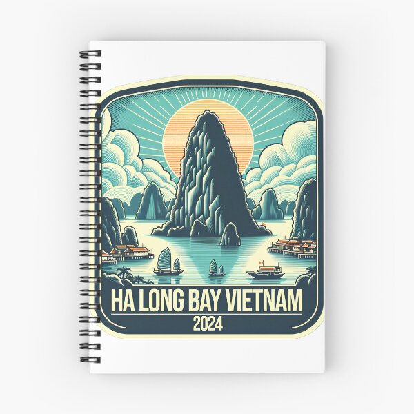 Item preview, Ha Long Bay travel memento 2024 designed and sold by LoveLabDesign.