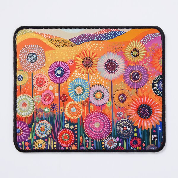 Item preview, Vibrant Desert Flowers with Polka Dots designed and sold by Neika Shimm Designs.