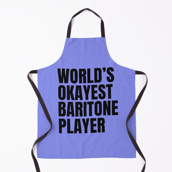 Item preview, World's Okayest Baritone Player - Black designed and sold by Cutsandsparks.