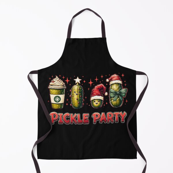 Item preview, Pickle party funny Christmas design designed and sold by Ink & Fabric.
