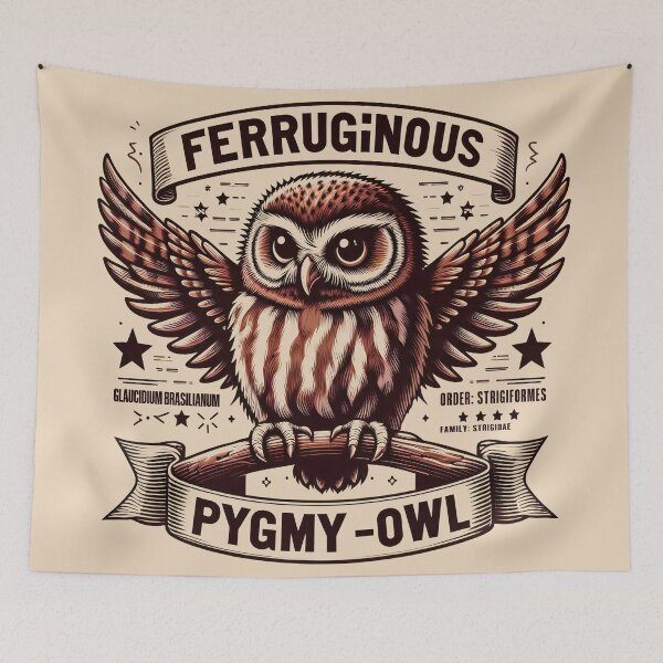 Item preview, Ferruginous Pygmy-Owl 3 designed and sold by theAVIARY7.