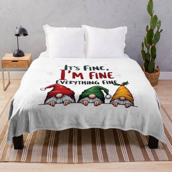 Item preview, It's fine I'm fine Everything fine gnome designed and sold by jkrphoto.