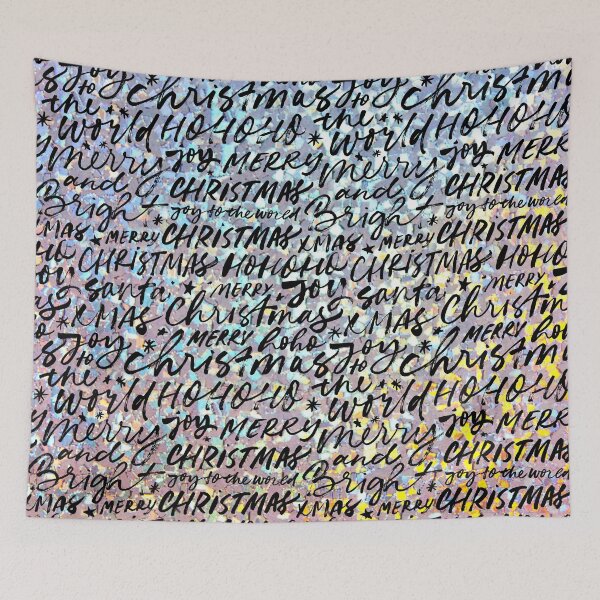 Item preview, Christmas text on glitter background designed and sold by Oana Andreea Shop.