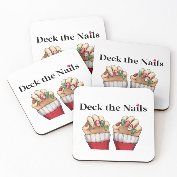 Item preview, Deck the Nails designed and sold by FunandWhimsy.