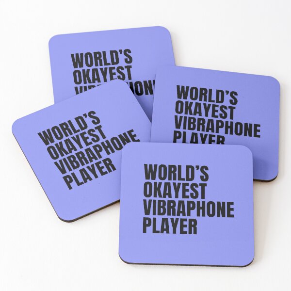 Item preview, World's Okayest Vibraphone Player - Black designed and sold by Cutsandsparks.