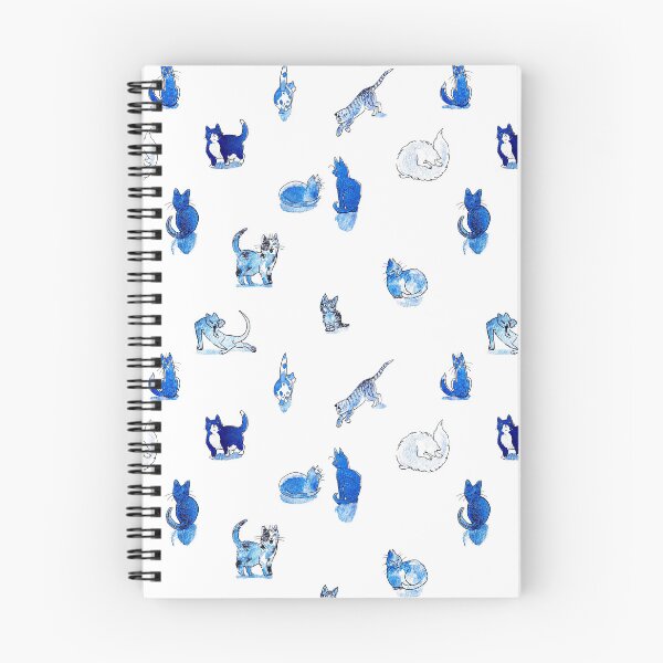 Item preview, Blue Cat Pattern designed and sold by Endrené Shepherd.