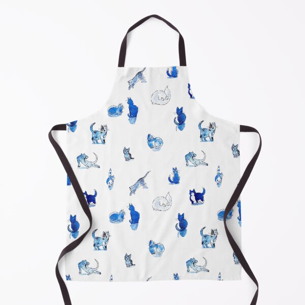 Item preview, Blue Cat Pattern designed and sold by Endrené Shepherd.