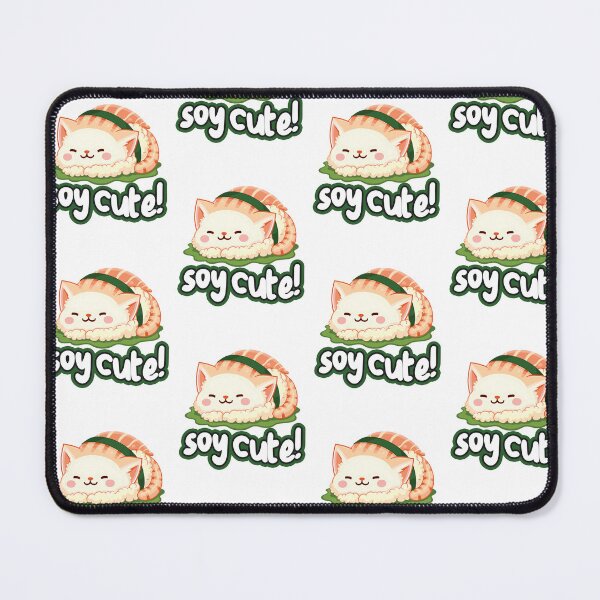 Item preview, Soy cute! Sushi Cat Cute Illustration White designed and sold by SleekVisuals.