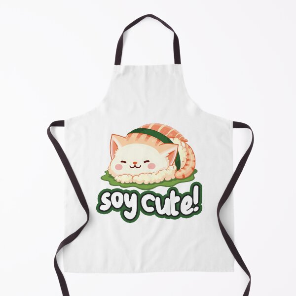 Item preview, Soy cute! Sushi Cat Cute Illustration White designed and sold by SleekVisuals.