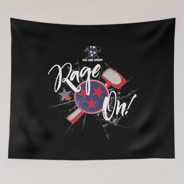 Item preview, Rage On! Grunge (For Black or Navy background) designed and sold by TNAxeandSmash.
