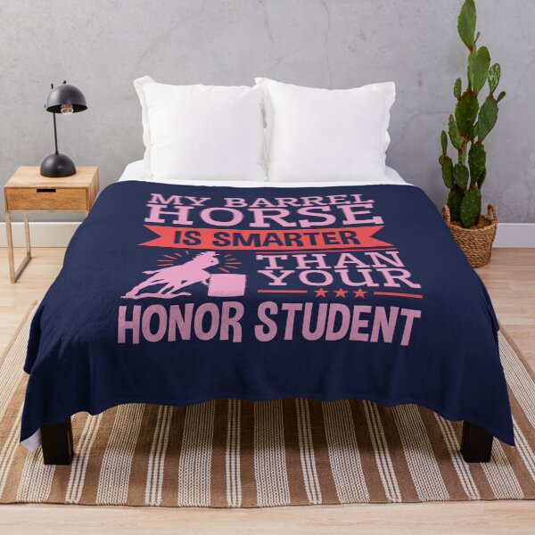 Item preview, My Barrel Horse is Smarter Than Your Honor Student Funny Barrel Racing designed and sold by jaygo.