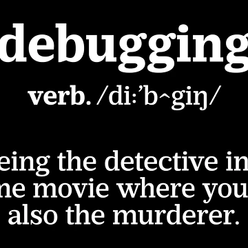 Artwork thumbnail, Debugging Definition - Programmer Humor & Coding Design by ScienceCorner