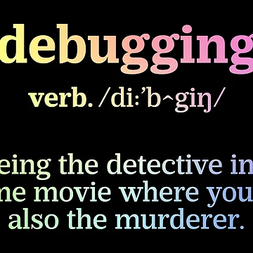Vorschaubild zum Design Debugging-Definition - Programmiererhumor und Coding-Design von ScienceCorner