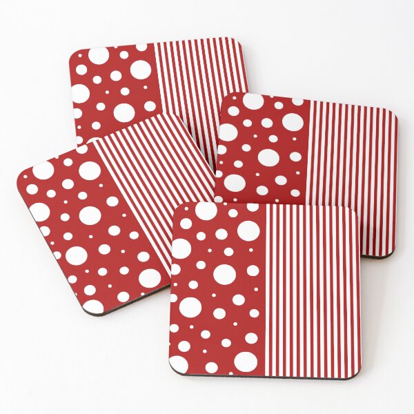 Item preview, Spots and Stripes in Red and White designed and sold by LAEC-Shop.