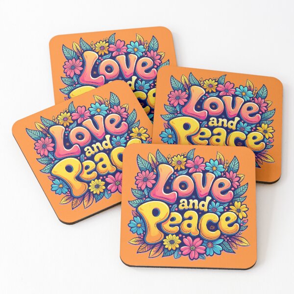 Item preview, Love and Peace – a floral design full of colors and positivity designed and sold by VelvetClawStudio.