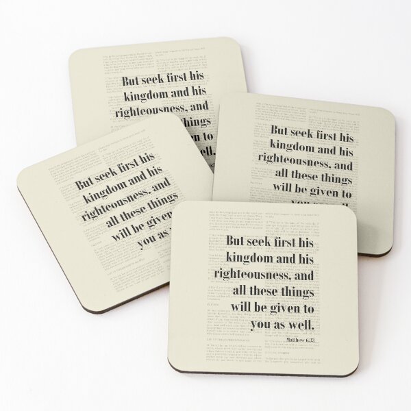 Item preview, Matthew 6 33  Bible Verse Quote Inspirational Christian Art designed and sold by kakarikihill.