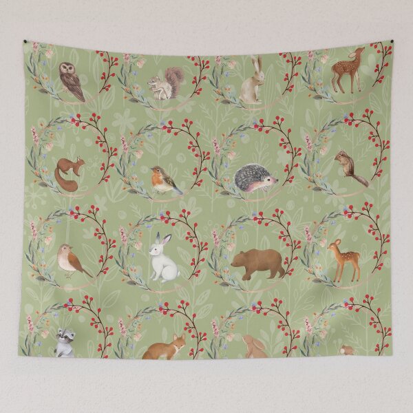 Item preview, Woodland Critters designed and sold by TurquoiseBird.