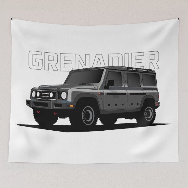 Item preview, Black Off Road 4x4 Overlander Illustration designed and sold by blackdogshop.