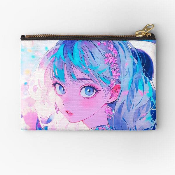 Vista previa del artículo con la obra «Anime girl poster», diseñado y vendido por iWallGlow.