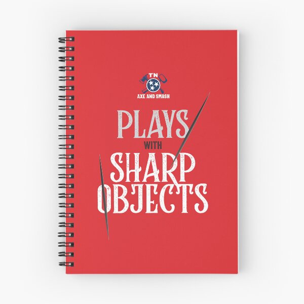 Item preview, Plays with Sharp Objects (for Red Background) designed and sold by TNAxeandSmash.