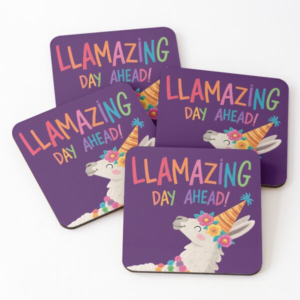 Item preview, Llamazing Day Ahead - Cheerful Llama designed and sold by Lydyb-creations.