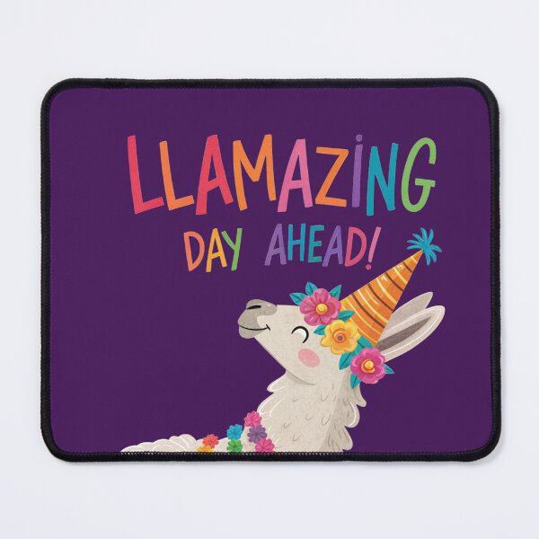 Item preview, Llamazing Day Ahead - Cheerful Llama designed and sold by Lydyb-creations.