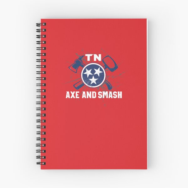 Item preview, TN Axe and Smash: Grunge Logo (for Red Background) designed and sold by TNAxeandSmash.