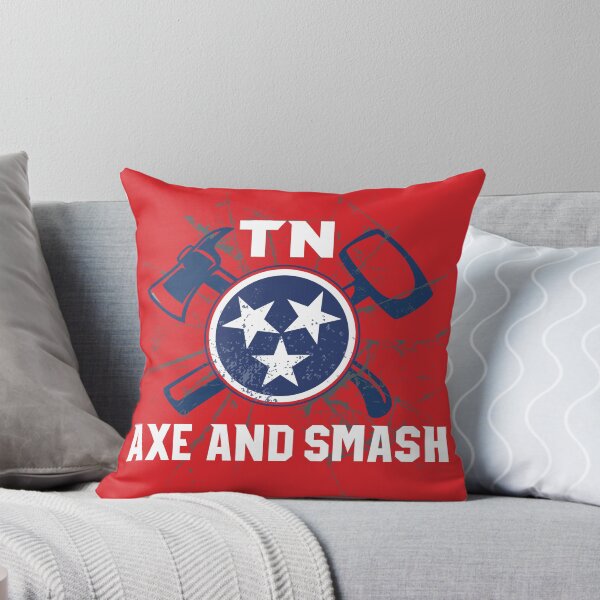 Item preview, TN Axe and Smash: Grunge Logo (for Red Background) designed and sold by TNAxeandSmash.