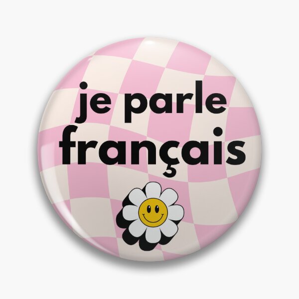 Item preview,  i speak french pin, sticker / je parle français designed and sold by Little Pigeon Shopee.