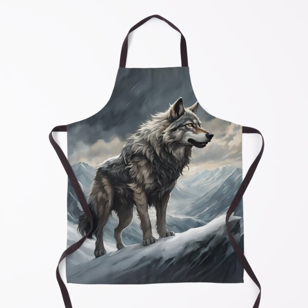 Item preview, Wolf on a Mountain designed and sold by Foul-MouthedCo.