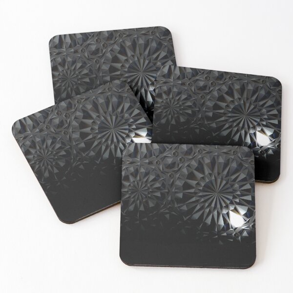 Item preview, Black embossed background with a luminous element.Modern Black Geometric Design: Abstract Art with Light Accents designed and sold by DesignToWay.