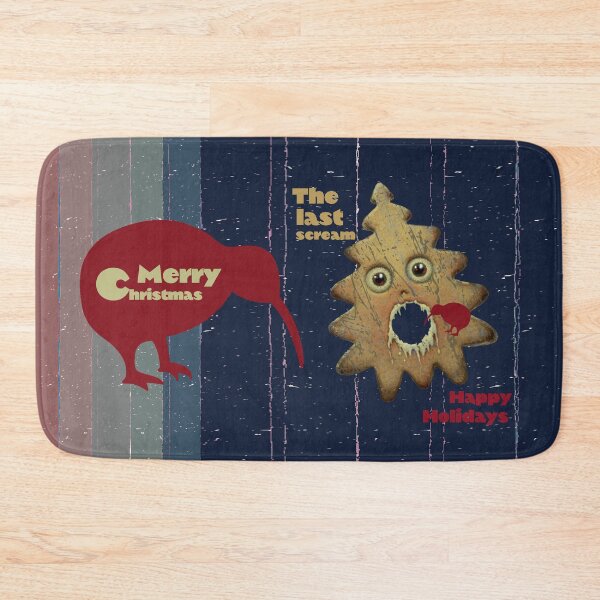 Item preview, Christmas. New Zealand. Gingerbread. Cookie. Merry, Kiwi Christmas. Scream. Memes.  designed and sold by bekksa.