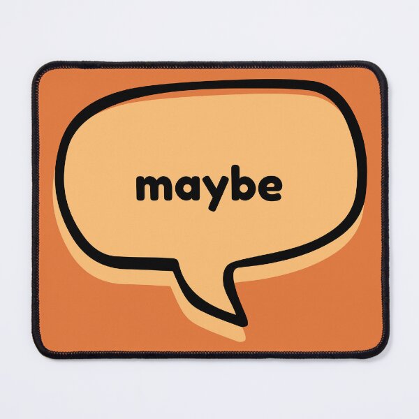 Item preview, Just Say It : Maybe (peach) designed and sold by babyrage.